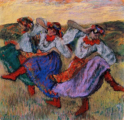 Russian Dancers Edgar Degas